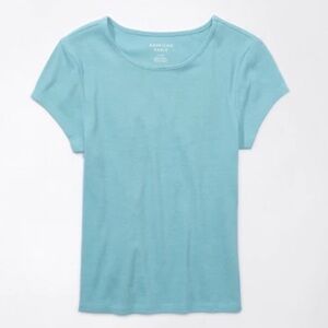 American Eagle Outfitters ribbed hey baby Short Sleeve Tee